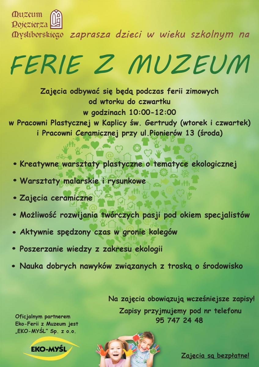 plakat Ferii z Muzeum